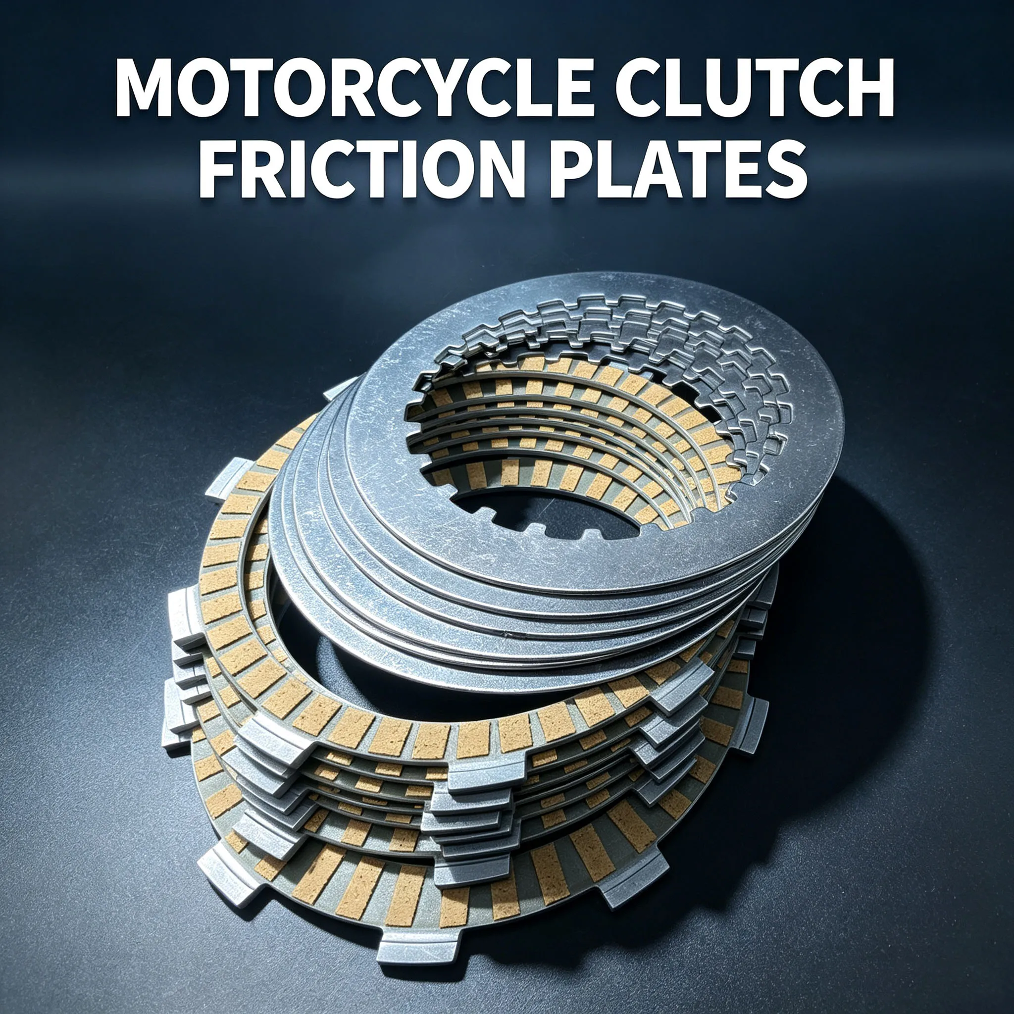 Clutch Friction Plates Fits Honda XR400M Supermotard (ND08/NC38E) 2006-2008
