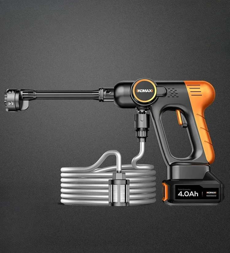 

Wireless car washing machine high pressure water gun cleaning lithium battery household brush car