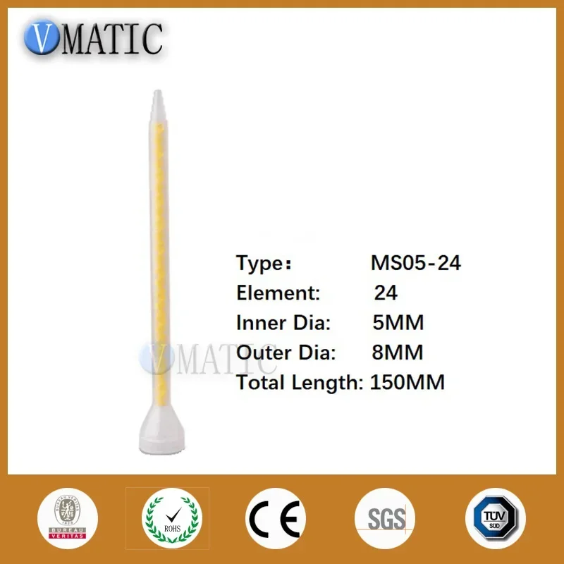 ‌MC MS 05-24 Duo Pack Static Mixing Nozzles | 24 Spiral for AB Glue/Silicone Free Shipping 10pcs Trade Assurance‌
