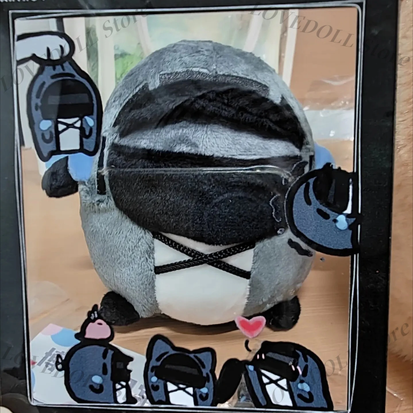 10cm Arknights Doctor ドクター Cute Plush Stuffed Doll Pendant Cartoon Toy Plushie Anime Game Backpack Keychain Accessories Gift
