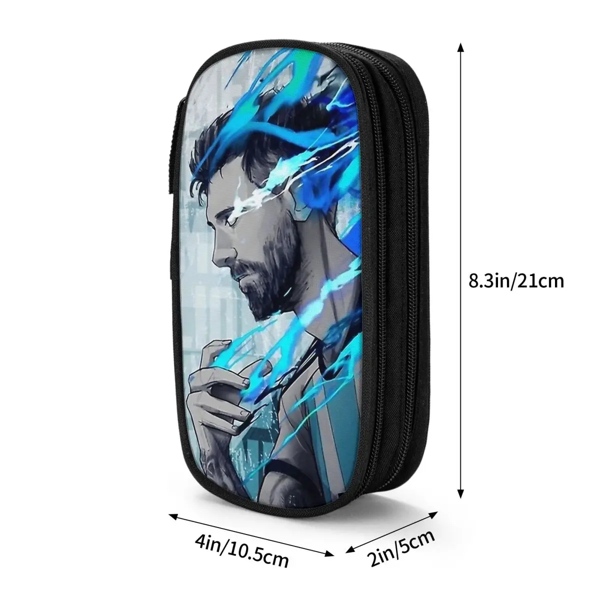 ライオネルアルゼンチンゴールサッカーメッシ鉛筆ケースペンバッグガールズボーイズ大容量学用品ギフト鉛筆ケース