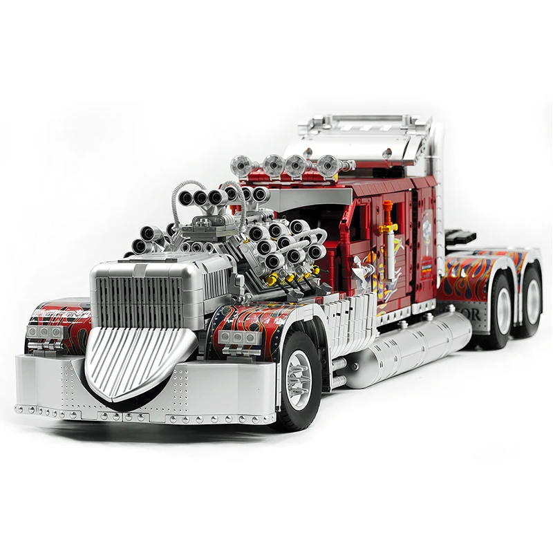 Alta qualidade em estoque y18066 moc técnico rc thor 24 caminhão bloco de construção tijolos montagem modelo diy brinquedos meninos presentes natal