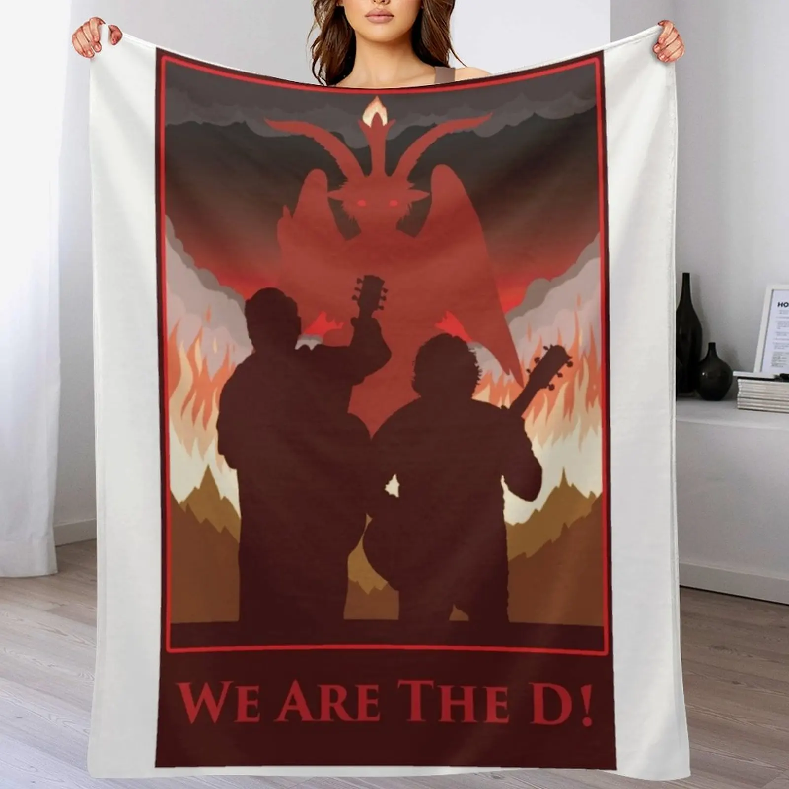 

We Are The D! Throw Blanket Bed linens Blankets For Sofas Travel for winter Blankets