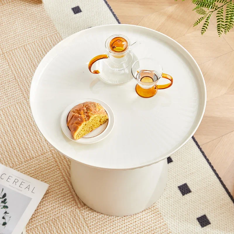 Transparent Edge Table Modern Living Room Round Home Creative Bedside Coffee Table Мебель Desk Furniture Mesa Centro Salon 가구 image 4