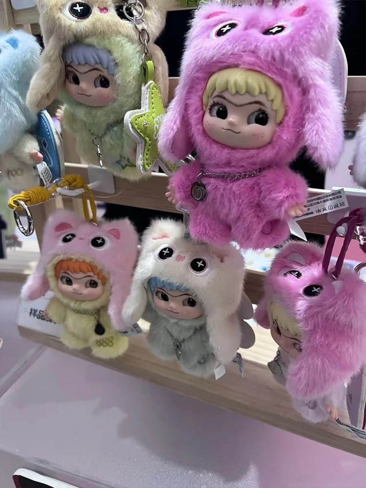 新作ワクク3.0 ONA ROLLシリーズ ビニールドール ブラインドボックス キュート カラフル オーナメント ミステリーボックス バッグ ふわふわキーホルダー クリスマス 友達へのプレゼント