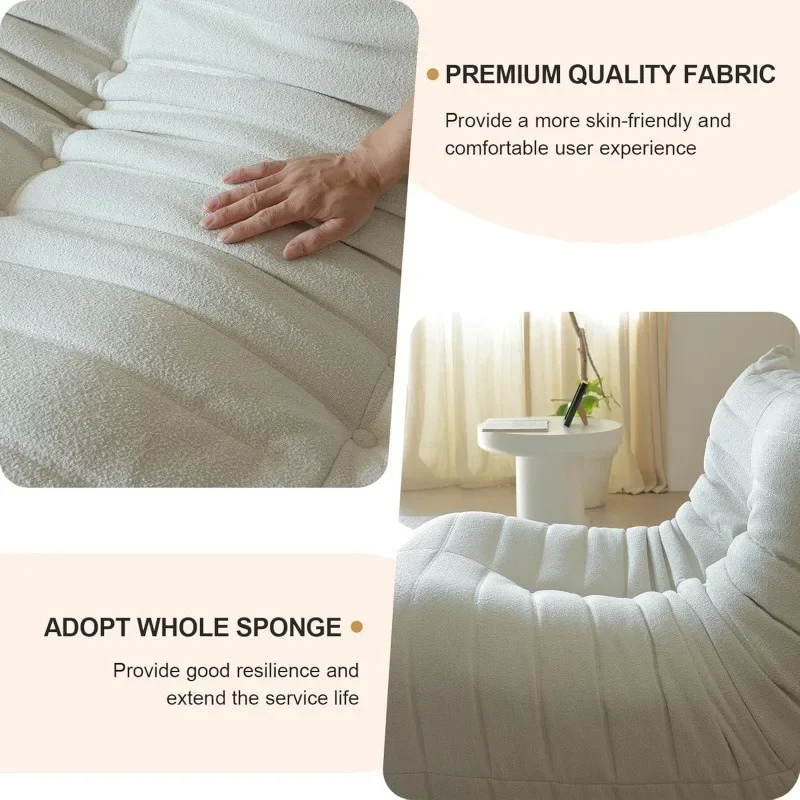Vacuum compression caterpillar sofa bedroom lazy sofa single recliner