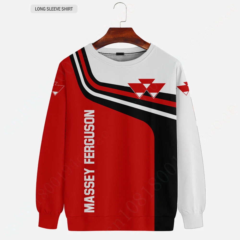 Massey Ferguson Oversized T-shirt Unisex Clothing Harajuku O Neck Long Sleeve Casual T Shirt For Men Women Anime 3D T-shirts