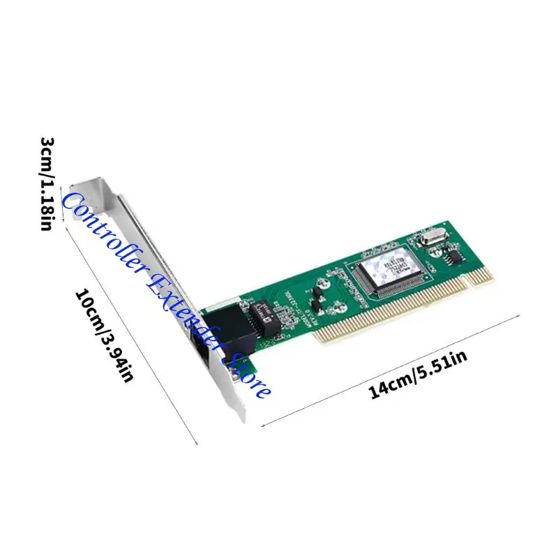 N84b заглушки и воспроизводить карту PCI Ethernet 100 Мбит / с быстро скоростные сетевые адаптеры для настольного ПК без