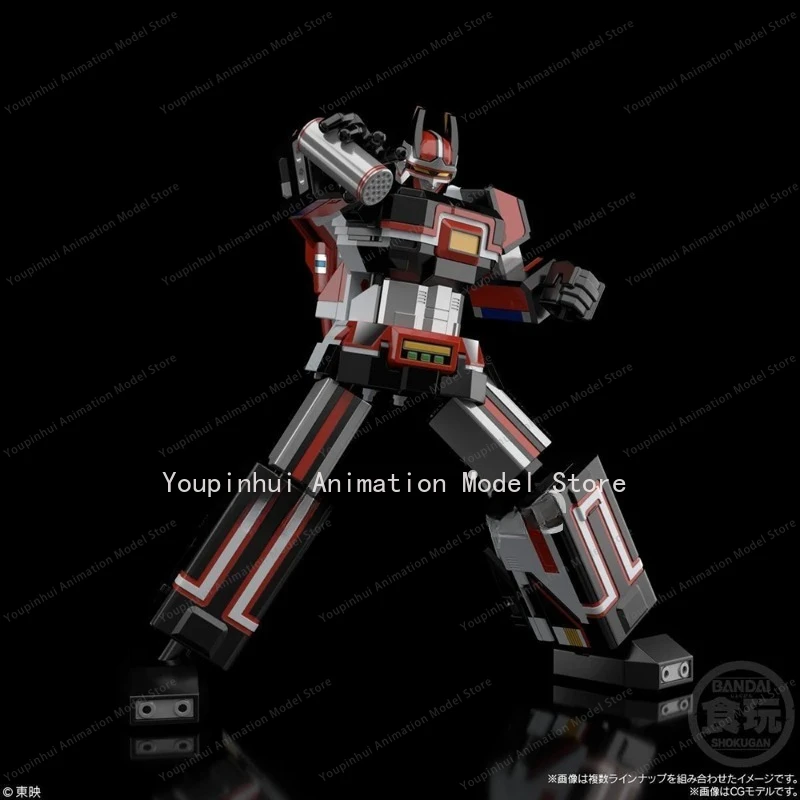 In Stock Bandai Reissue Figuras Colecionáveis Para Meninos, Choudenshi Bioman, Bio Robo, Brinquedos Modelo De Montagem