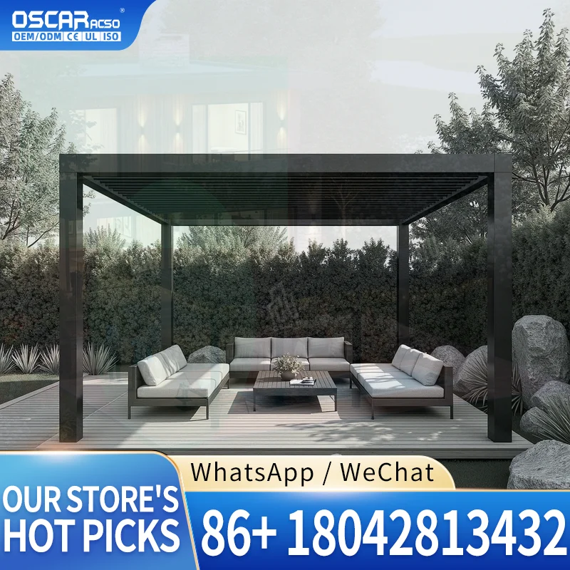 Balcony Garden Terrace 3x3m Pergola for Home Decoration Direct Sale pergola