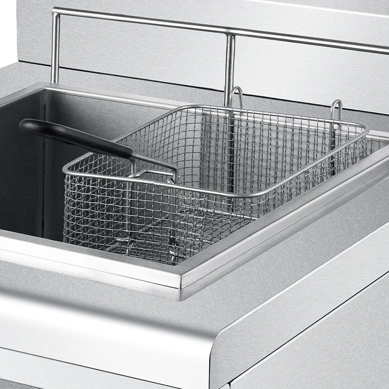 FryerCommercial Table Top Induction Deep Fryer Stainless Steel Induction Fryer With Timer And Adjustable Thermostat