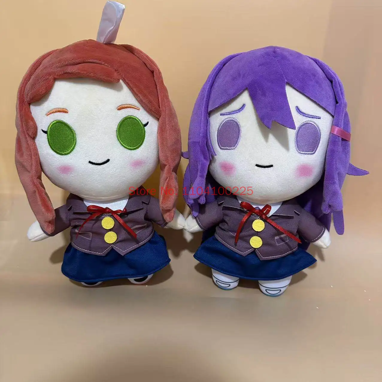 Muñeco de Peluche del Club de Literatura Doki Doki (DDLc), Sayori, Yuri, Natsuki, Monika, Muñeco de Peluche Suave, Modelo de Anime, Juguete de Peluche, Regalo, Decoración para el Hogar