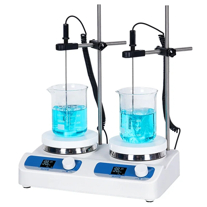 Multi link magnetic stirrer laboratory digital constant temperature electromagnetic stirrer