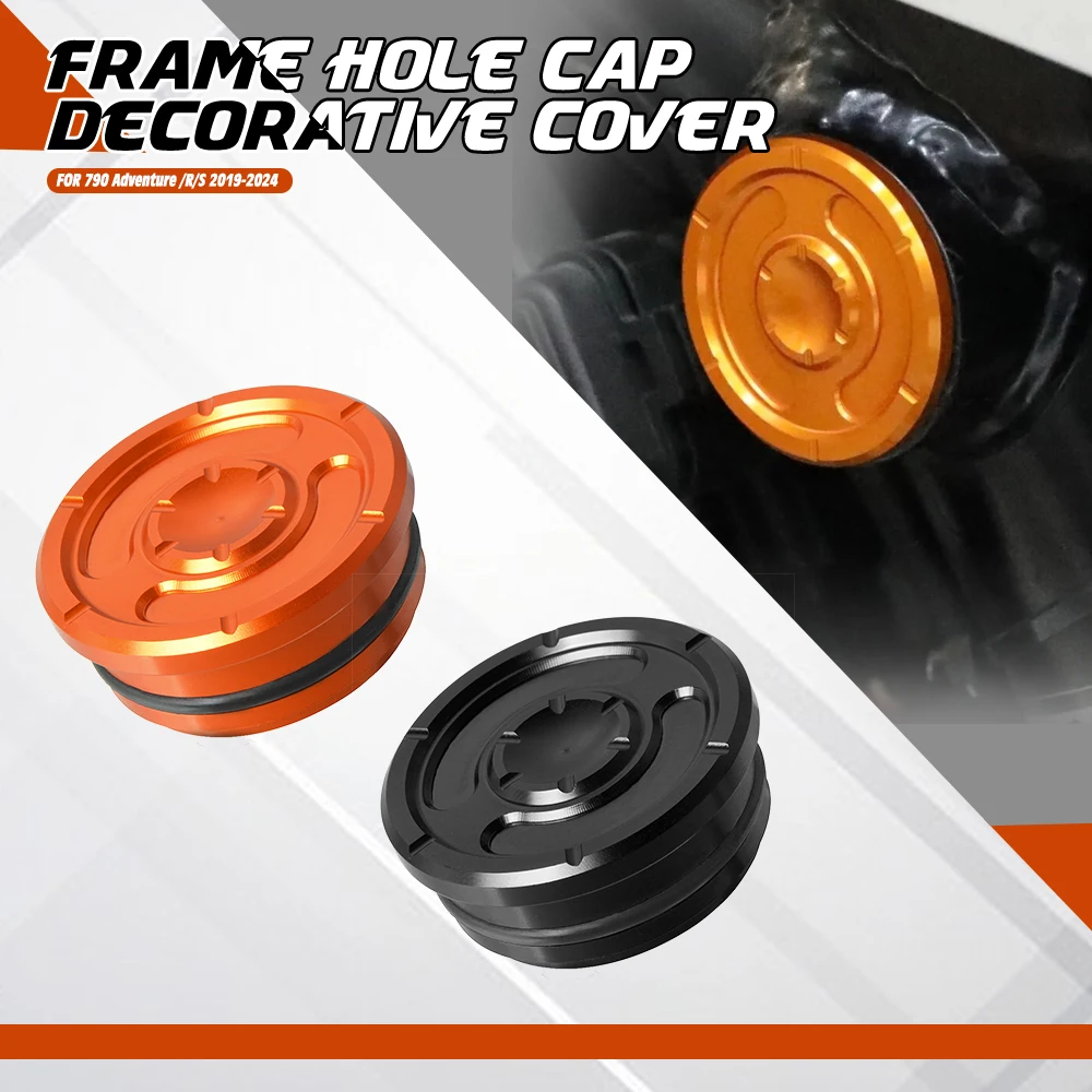

For Duke790 Duke 890 R/GP 2025 Motorcycle Frame Hole Cover Caps Plug For 790 Adventure S R 2019-2024 890 Adv R 2021-2023 2024