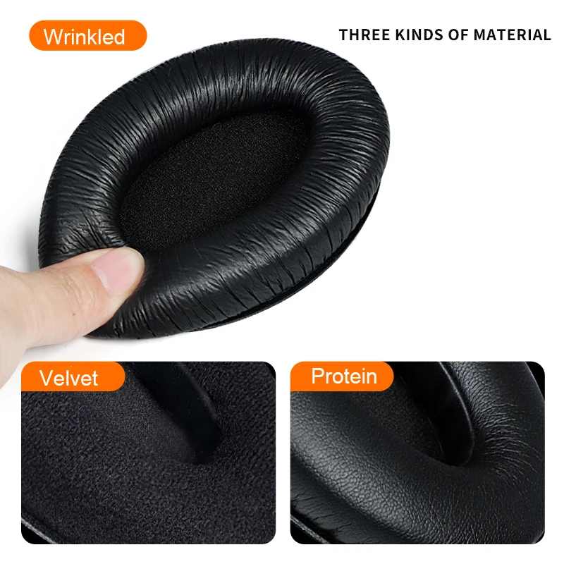 Replacement EarPad Ear Pads Headband Cushions Headphone Earcups Repair Part for Sennheiser HD201 HD201S HD206 Headset