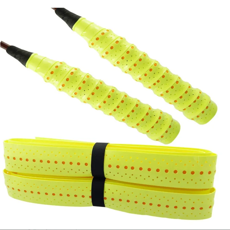 

Badminton racket rubber tennis racket perforated breathable keel sweat-absorbent band slingshot fishing rod non-slip handle