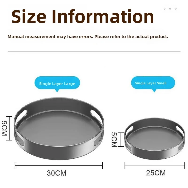 Kitchen Multi-layer Rotating Disk Storage Rack Fruit Dish Seasoning Organizer Home Use Space Saving Desk Accessories