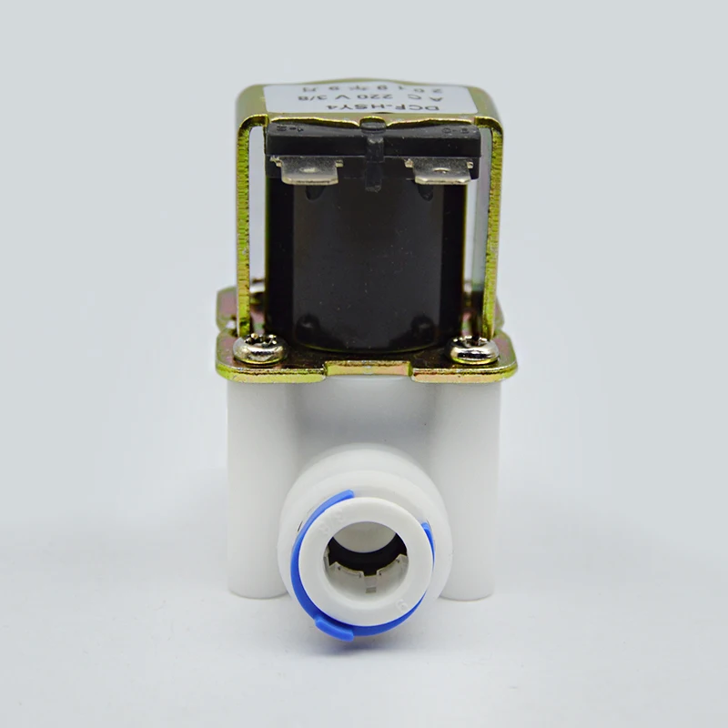 10MM insertion type solenoid valve DC12V/24V inlet and outlet valve AC220V pressure non pressure three-way automatic valve