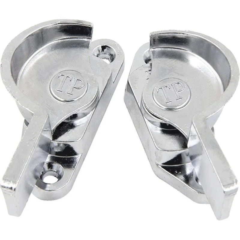 Vintage Window Lock Aluminum Alloy Sliding Door Security Lock with Crescent Hook for Casement Push Pull Windows