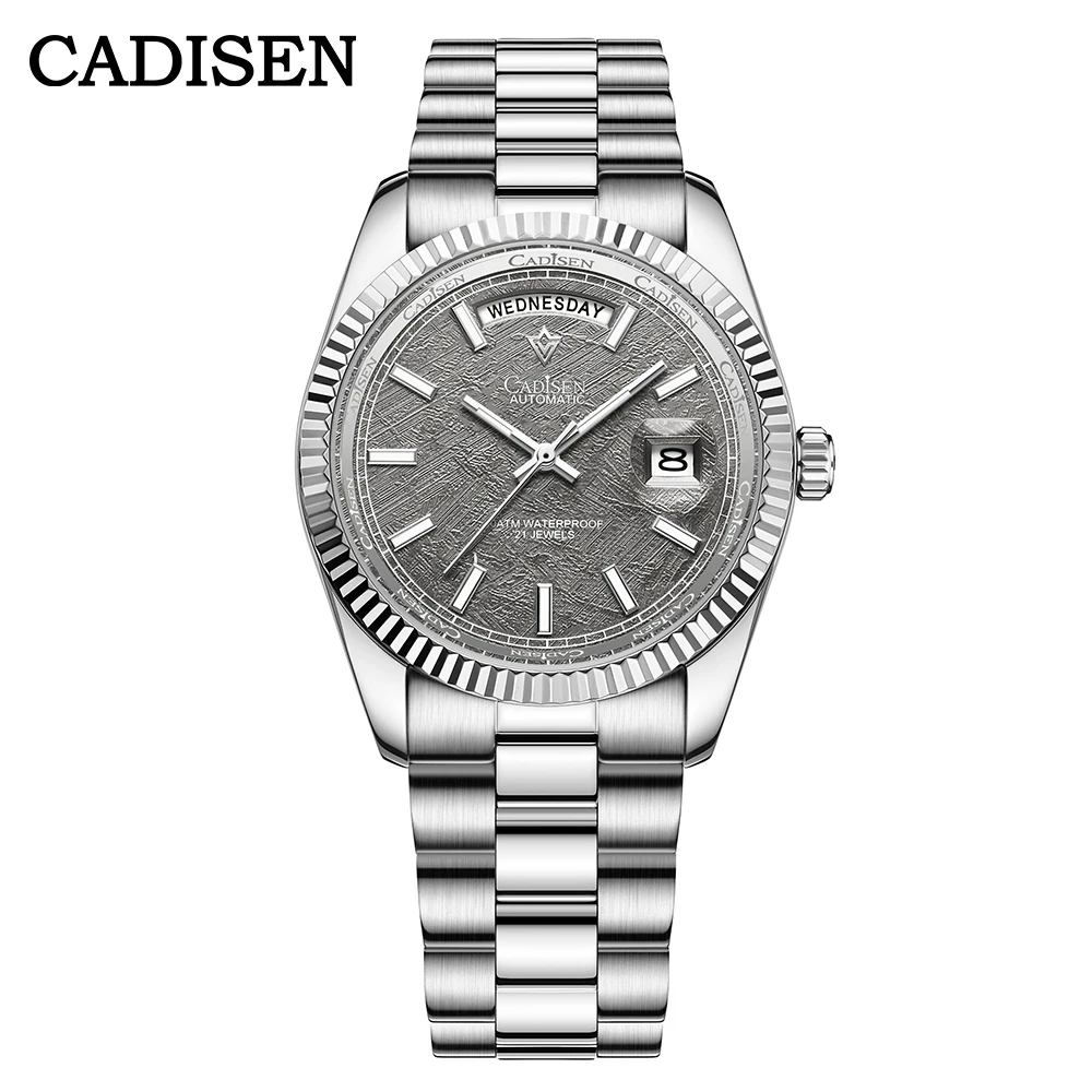 CADISEN DD40 Männer Uhren Luxus Automatische Uhr Männer AR Saphirglas Mechanische Armbanduhr Männer 10 Bar MIYOTA 8285 Movt 2023 Neue