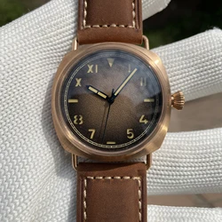 STEELFLIER SF760S Leather Strap NH35 Movement Automatic Mechanical Bronze Watch Swiss Super Luminous 200 Meter Waterproof Watch