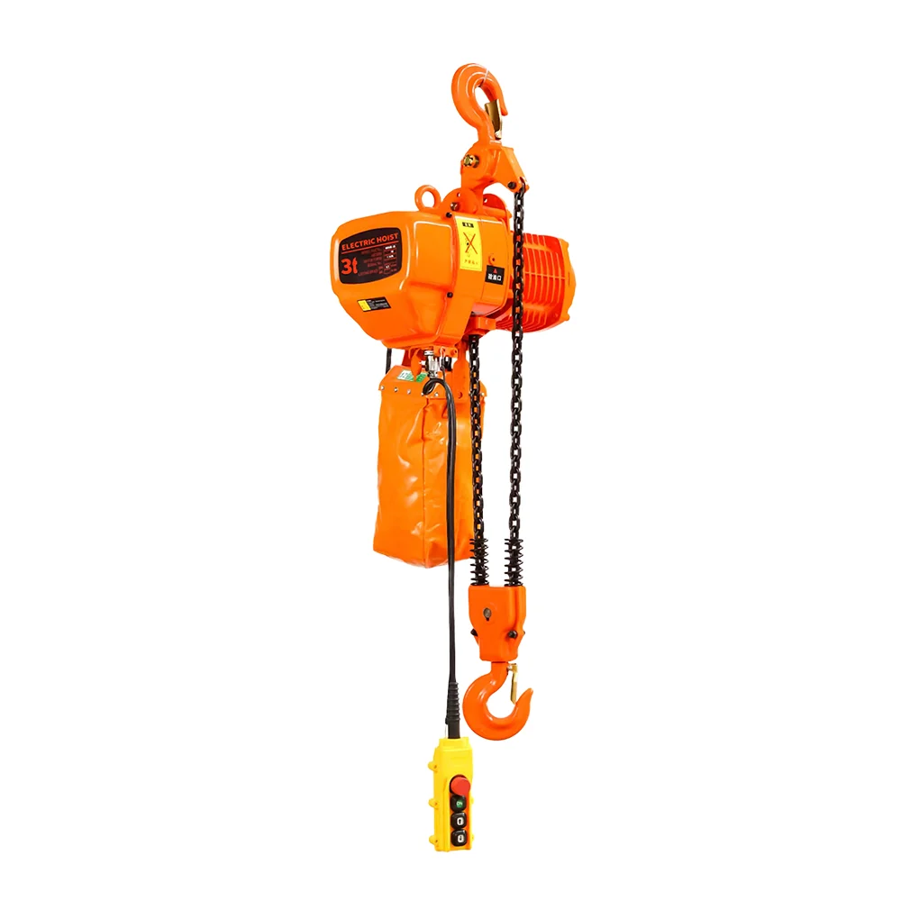 Factory Price Light Lifting High Speed Mini Chain Hoist Small 1 、 2 、 3 、 5 Ton Electric Hoist for Factory