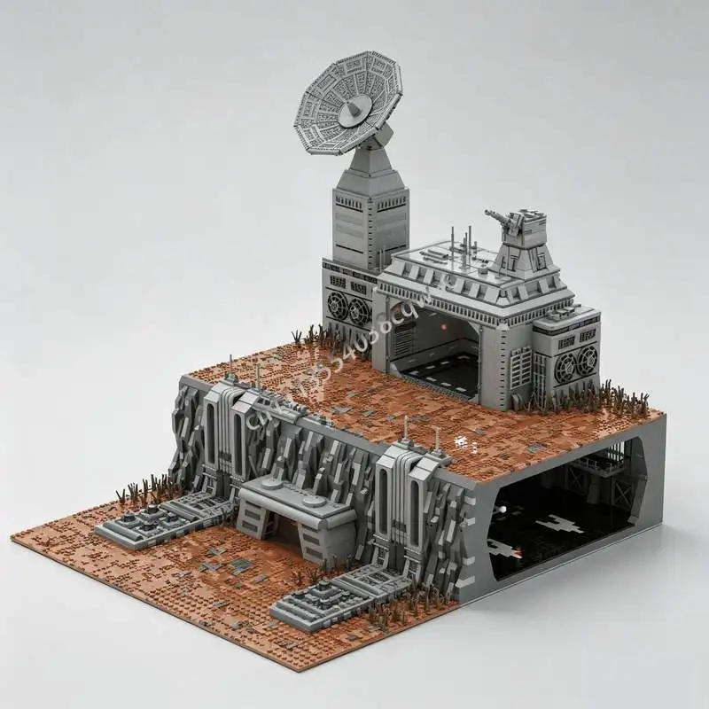 10826PCS Imperial Base Underground Hangar Model Custom Puzzle Sci-Fi Building Blocks DIY Assembly Educational Toy Popular Gift