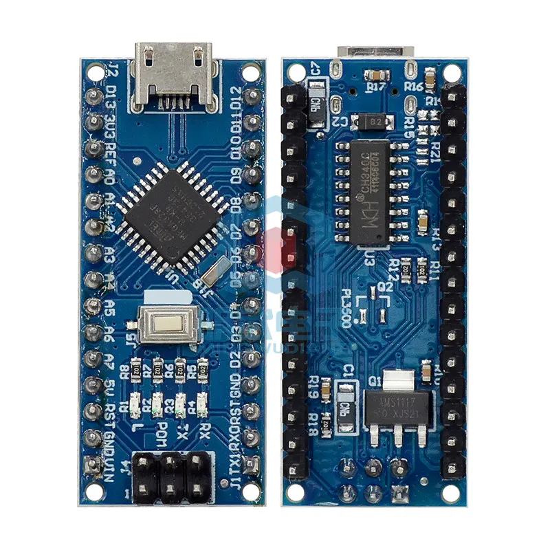 Compatible with 2014 version, Nano V3.0 ATMEGA328P improved version, pre-soldered, no wiring harness