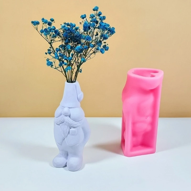 Silicone Flower Pots Mold Epoxy Resin Molds Gnome Pen Holder Holder Drop shipping