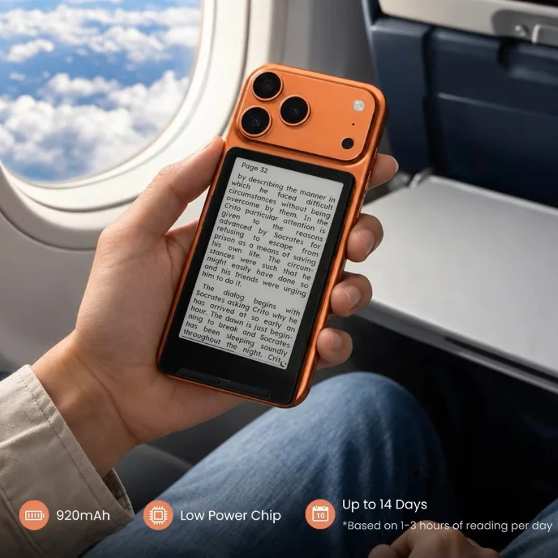 XTEINK X4 Classic （X4 V2） E-ink Reader Global Version Multi-language 4.3 Inch E-paper Portable Magnetic E-book Reader Gifts
