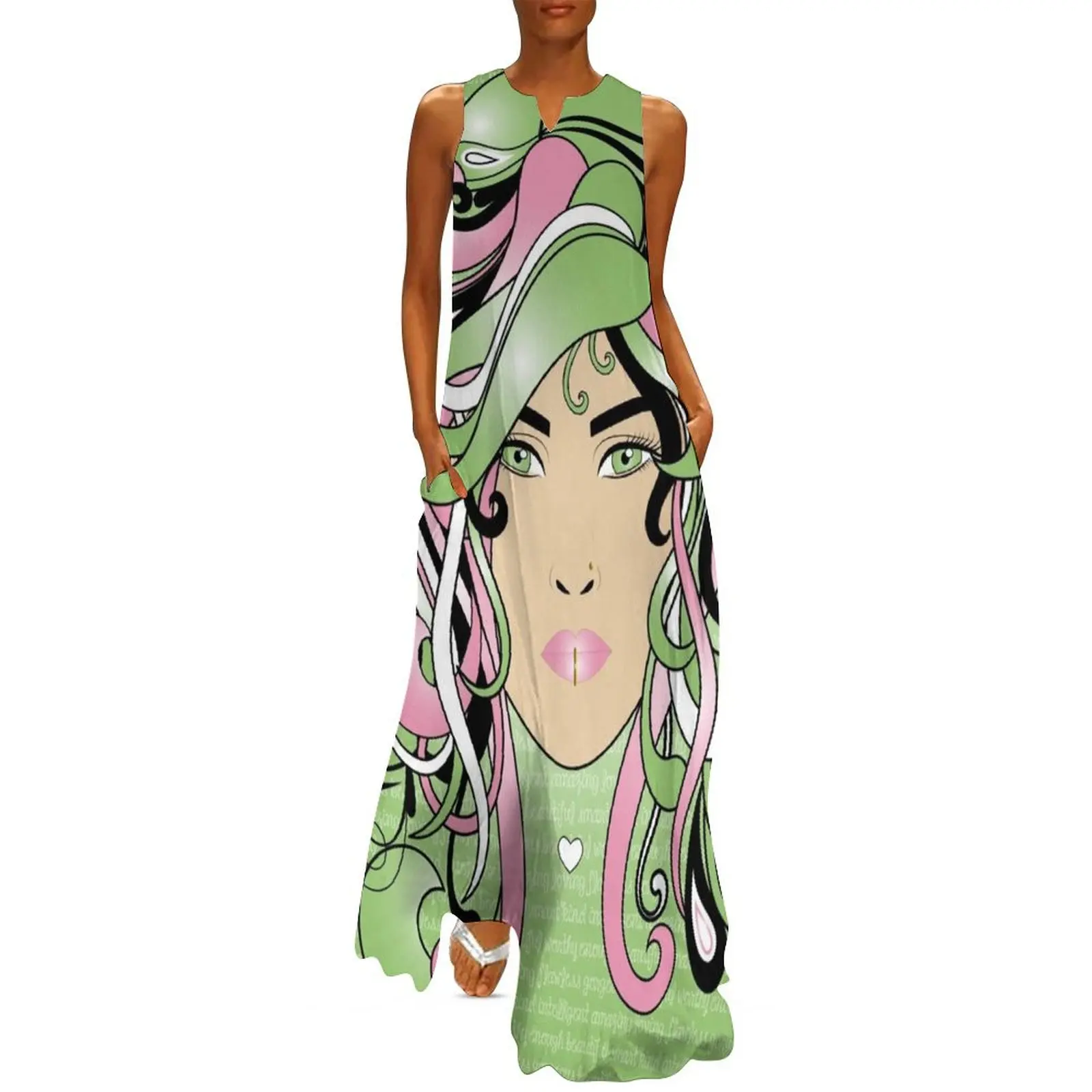 

I am an AKA Woman Long Dress elegant women"s sets dress summer 2024 women