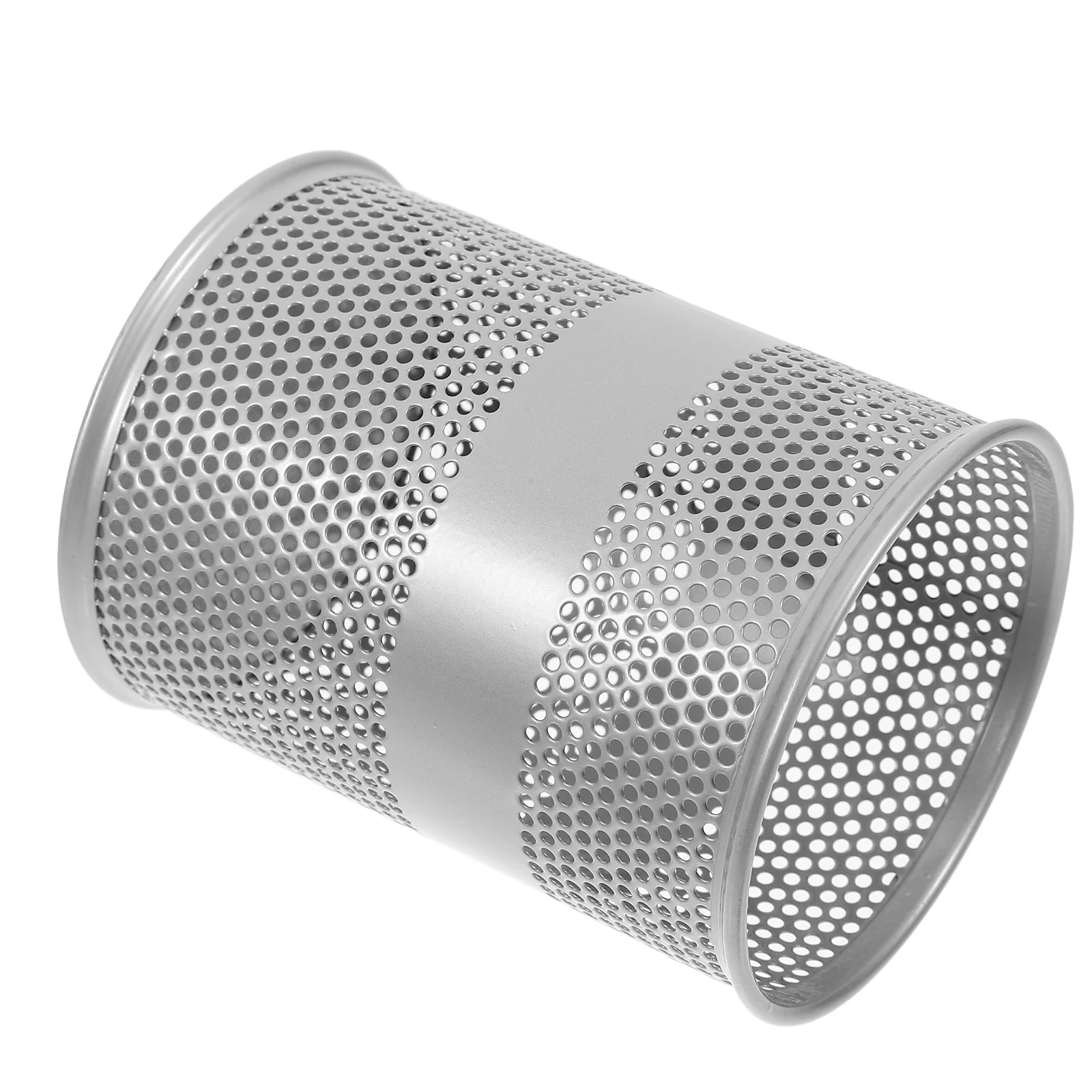 

Office Stationery Storage Box Pen Holder for Desk Metal Organizer Large Pencil Cup Student Mesh Pens