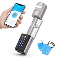 New Design L6PCB The Best Smart Lock DIY APP Electronic Keypad RFID Digital Door Lock For Airbnb Management-EU Model