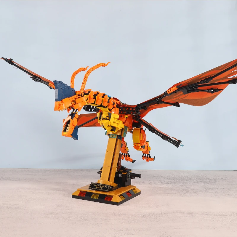 13004 Flying Dragon 1174PCS Mini Puzzle Assembly Building Block Set MOC Bricks Kid's Educational Toy Juguetes