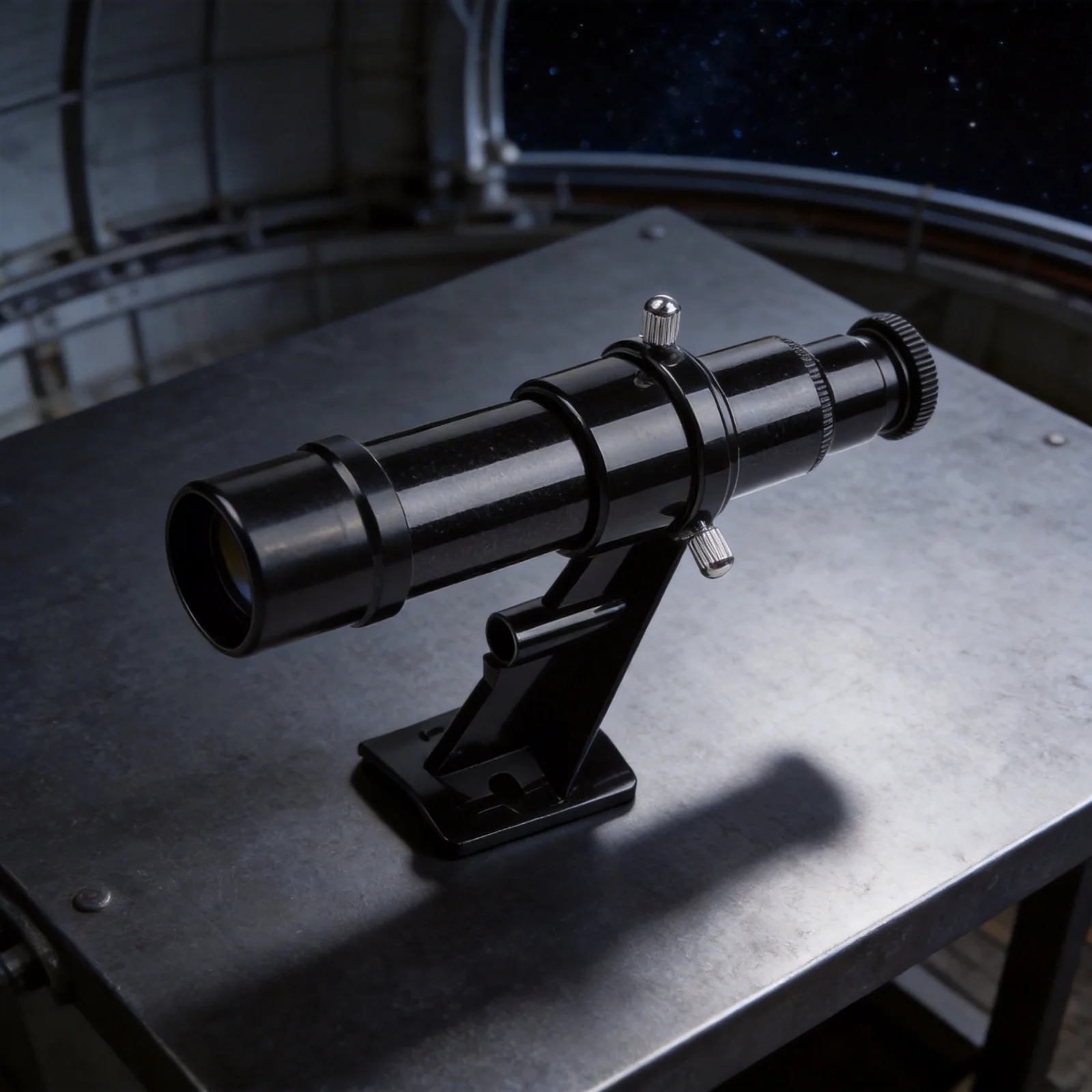 Compact 5x24 Wide Angle Finder Scope with 24mm Eyepiece and Plastic Bracket for Telescope Use in Various Conditions