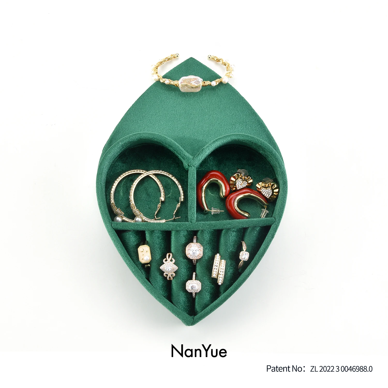 European Retro Heart Shape Jewelry Box Ring Necklace Bracelet Storage Box Marry Personalized Gift Jeweler Display Packaging Case