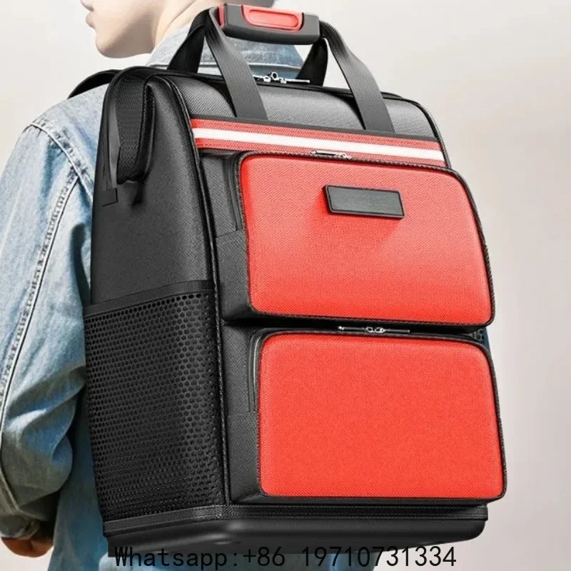 Oxford Cloth Shoulder Tool Backpack Professional Electrician Portable Solid Durable Tool Storage Bag Outdoors Tools Packaging