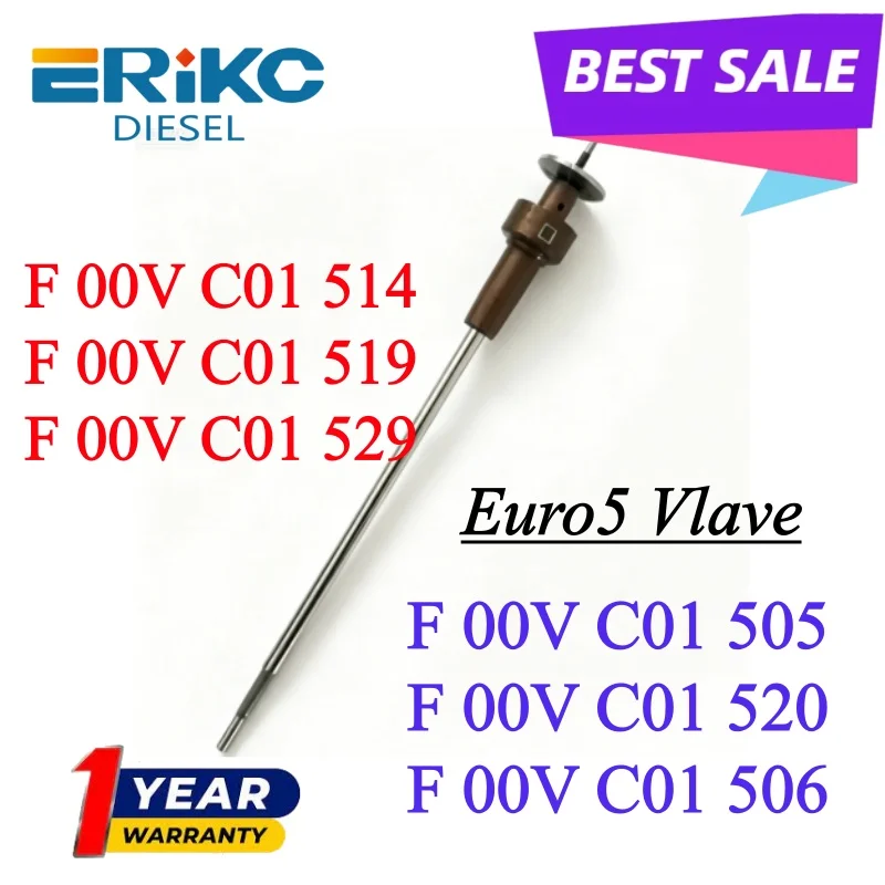 F00VC01514 F00VC01519 Valve Assembly Cap Fit For Euro5 injector F00VC01529 F00VC01505 Control Body F00VC01520 F00VC01506