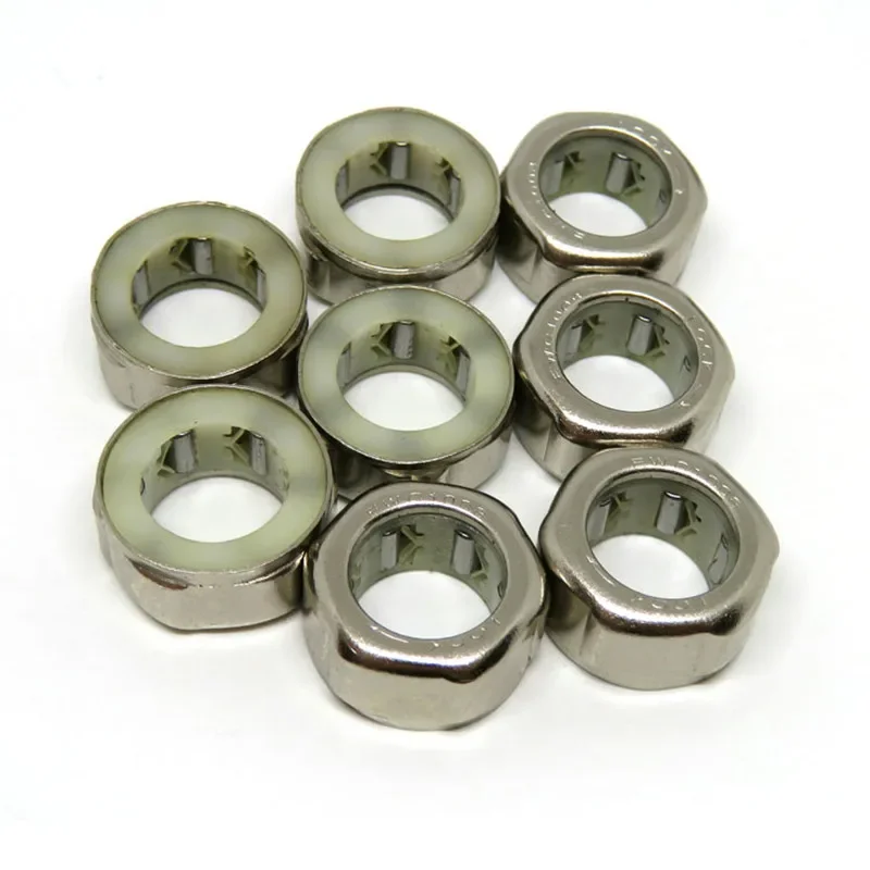 

10PCS bearing HF081412 EWC0812 Outer ring octagon One way needle roller bearing 8*14*12mm Knurled Hexagon