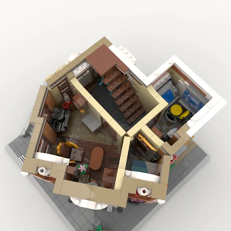 3814 قطعة MOC وحدات متجر الأجهزة وحدات نموذج اللبنات لعبة العمارة هدية الكريسماس تجميع فكرة ذاتية الصنع للأطفال