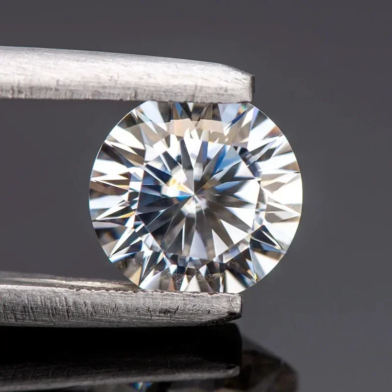 

NEW Moissanite Loose Stone Round Shape Special Cutting Sixteen Arrow D Color Vvs1 Gemstone Jewelry Materials With GRA Certificat