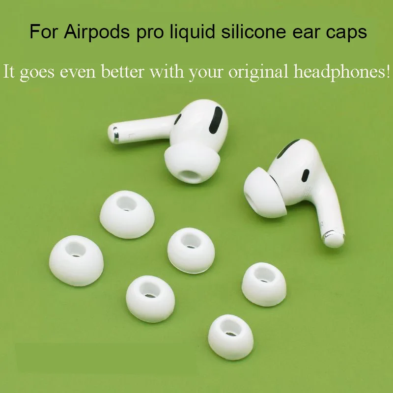 Ohrstöpsel für Airpods Pro 1/2 Ohrpolster Silikonhülle Druckentlastungsloch Ohrkappen Kissen Ohrstöpsel Knospen Kopfhörer Air Pods Pro