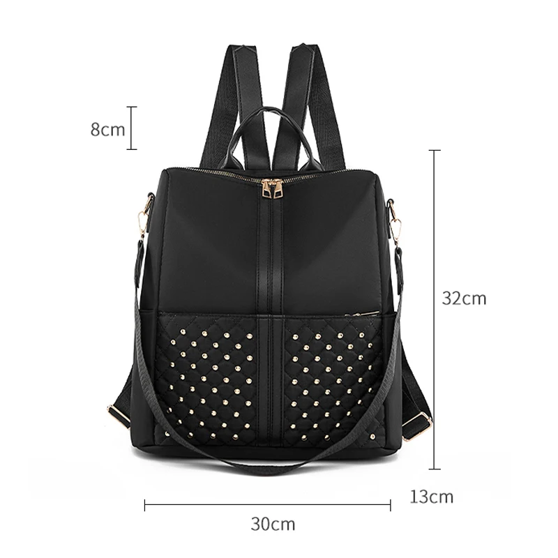 New Multifunction Backpack Women Waterproof Oxford Cloth Bagpack Female Anti Theft Backpacks for School Teenagers Girls 2024 Sac