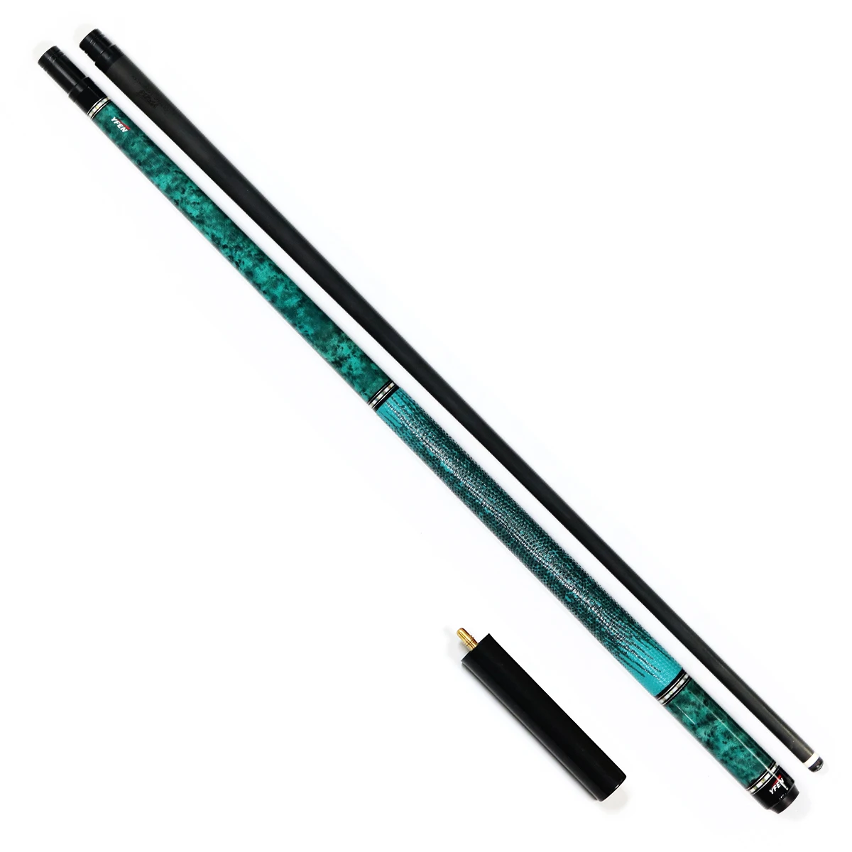 

2025 New Style 4 Designs YFen Premium 58'' 1/2-pc Billiard Pool Cue with Authentic Carbon Fiber Shaft and Real Leather Wrap