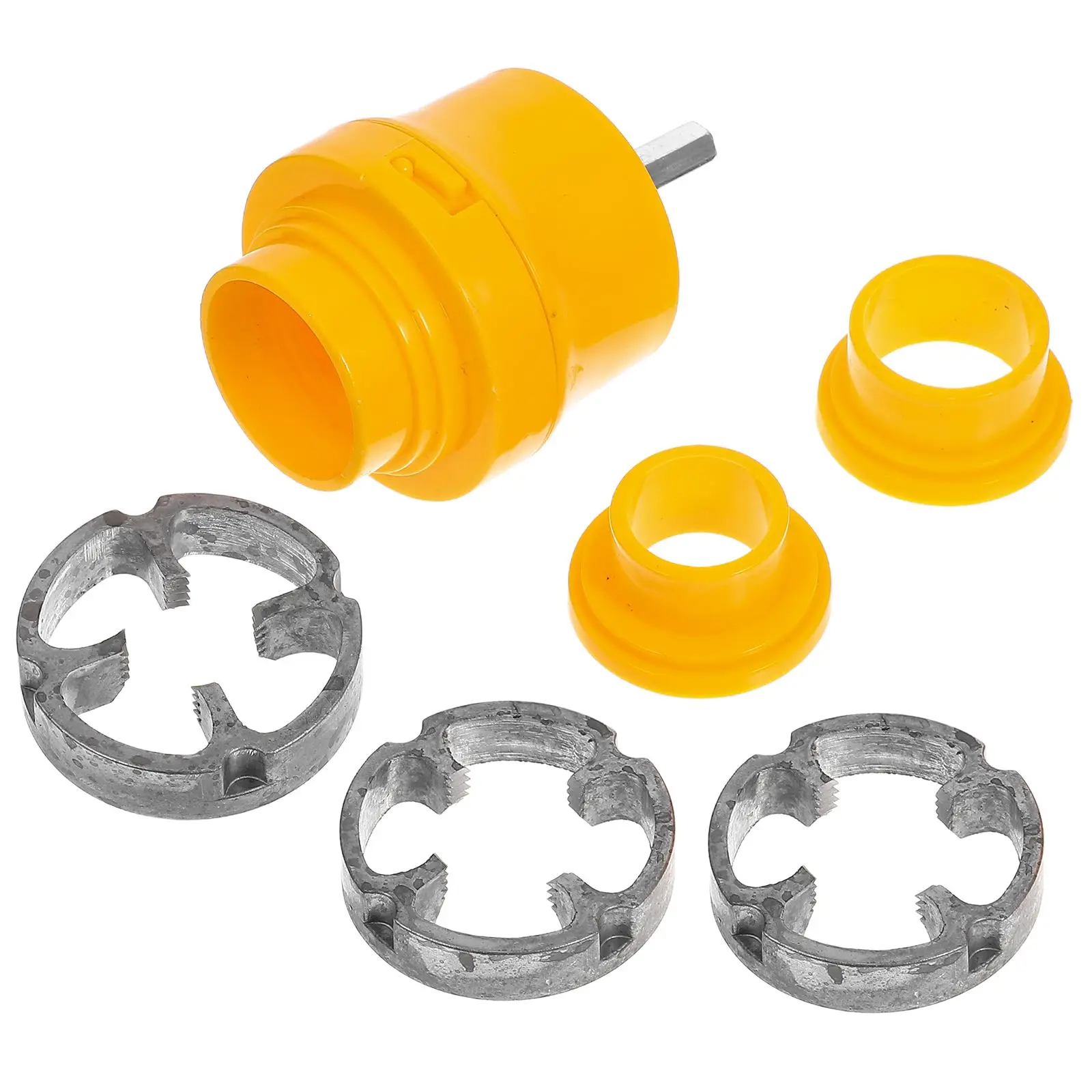 

7 Pcs Water Pipe Plate Teeth Pvc Thread Maker Die Accessories Fixing Tools Plumbing Repair Threaders Wrench
