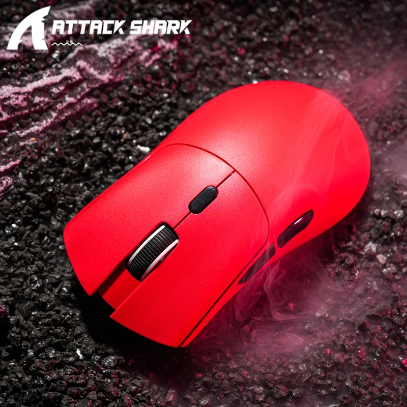 

Игровая мышь ATTACK SHARK R1 с тремя режимами подключения, легкая конструкция, быстрая реакция 400 IPS, аккумулятор 300 мАч для длительного действия