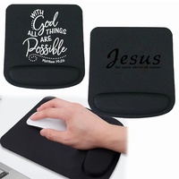 Ergonomic Wrist Rest Mouse Pad Comfortable Square Thickened Wrist Support Mice Mat Soft Mousepad for Jesus Series