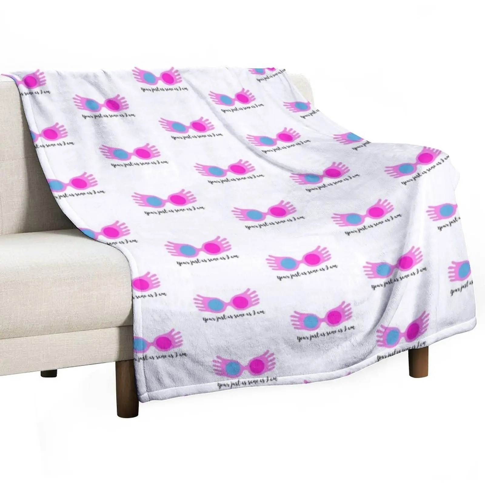 Luna Lovegood spectrespecs and quote Throw Blanket Hairys Bed Fashionable Loose Quilt Bed Blankets