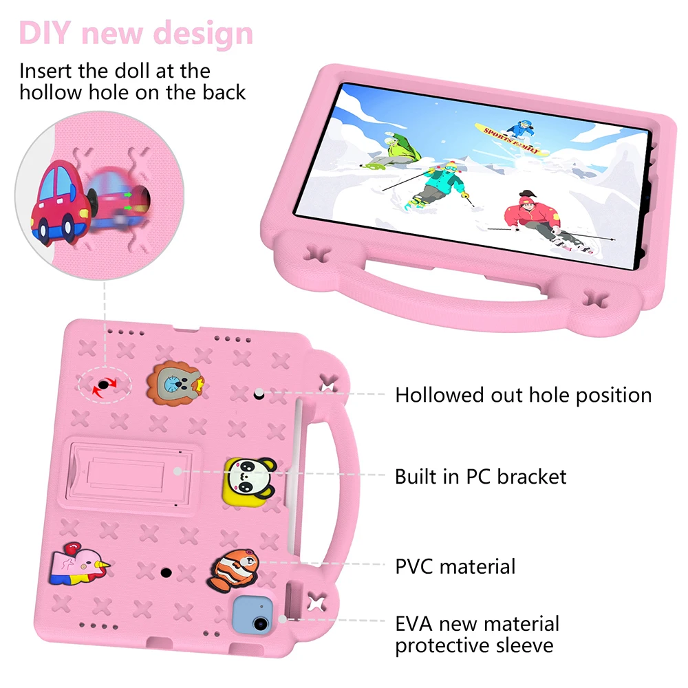 EVA Kids Safe Case For IPad Pro M4 M5 Air M3 M2 13 11 Pro 12.9 11 Air 5 4 10.9 For IPad 7 8 9 10.2in For 9.7in Mini 6 5 4 3 2 1