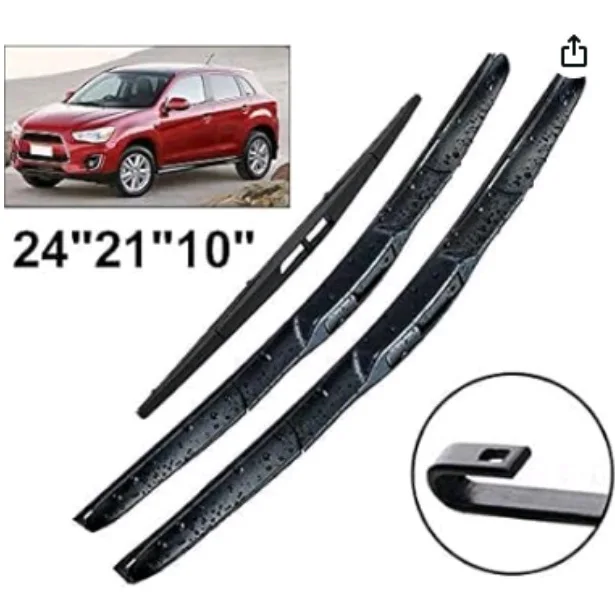 

Suitable for Mitsubishi Kynox ASX13-21 front and rear wiper windshield wiper wiper blade 24+21+10